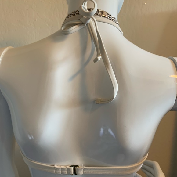 White Lace Swim Top - Picture 4 of 6